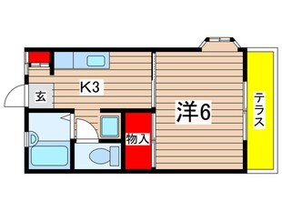 白菊ハイツＣの物件間取画像